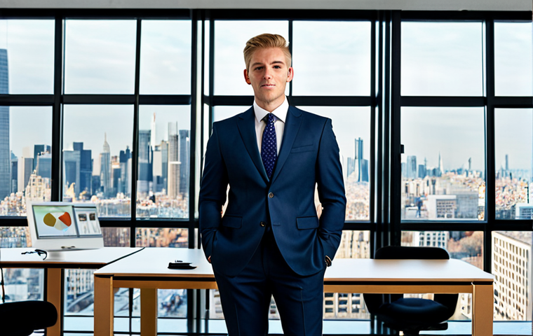 **

"A confident CVA (Certified Valuation Analyst) professional, fully clothed in a tailored business suit, standing in a modern office setting with large windows overlooking a cityscape, appropriate attire, safe for work, perfect anatomy, natural proportions, professional photography, high quality."

**
