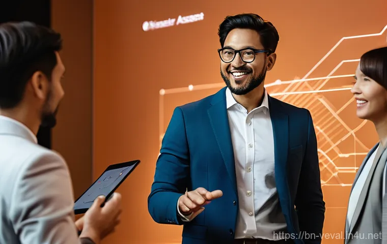 기업가치평가사 기업 운영 전략 - **Prompt 1: Digital Business Insight**
"A diverse male and female business expert, professionall... 기업가치평가사 기업 운영 전략 - **Prompt 1: Digital Business Insight**
"A diverse male and female business expert, professionall...