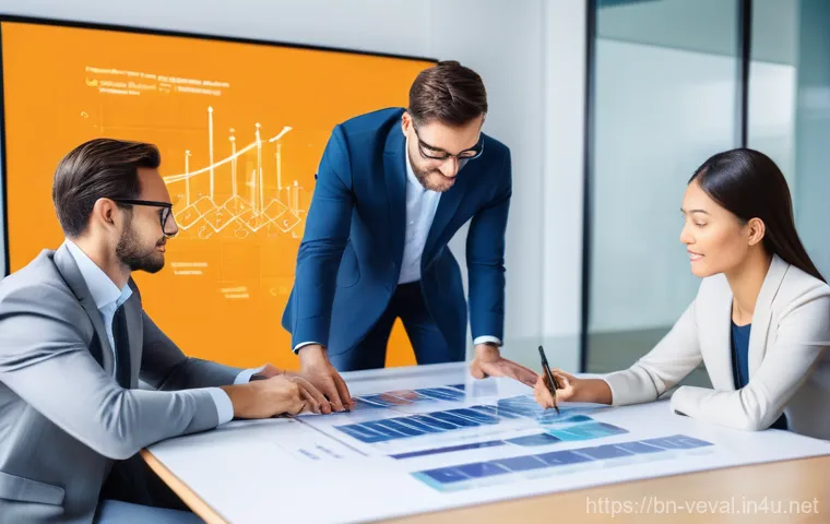 기업가치평가사 기업 운영 전략 - **Prompt 2: Intangible Value Pitch**
"A confident, diverse male startup founder, in a smart blaz... 기업가치평가사 기업 운영 전략 - **Prompt 2: Intangible Value Pitch**
"A confident, diverse male startup founder, in a smart blaz...