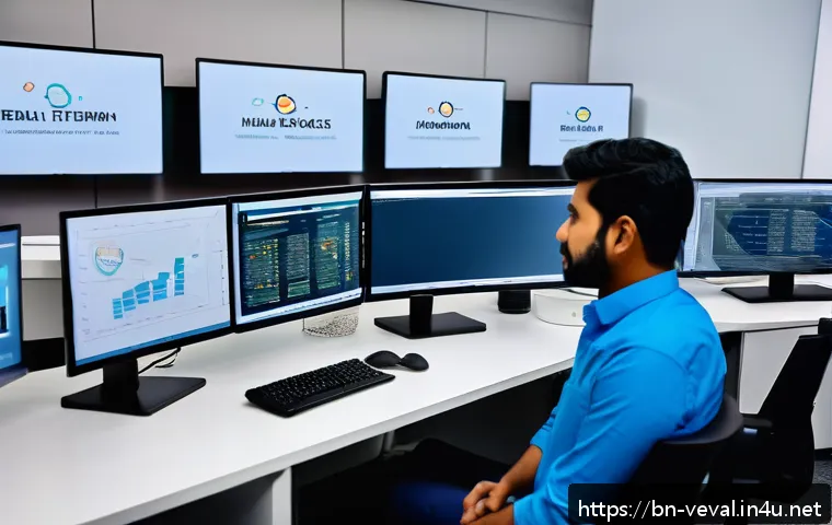 기업가치평가사 업무 효율성 향상 - A modern corporate office environment with a diverse team of Bengali professionals collaborating on ...